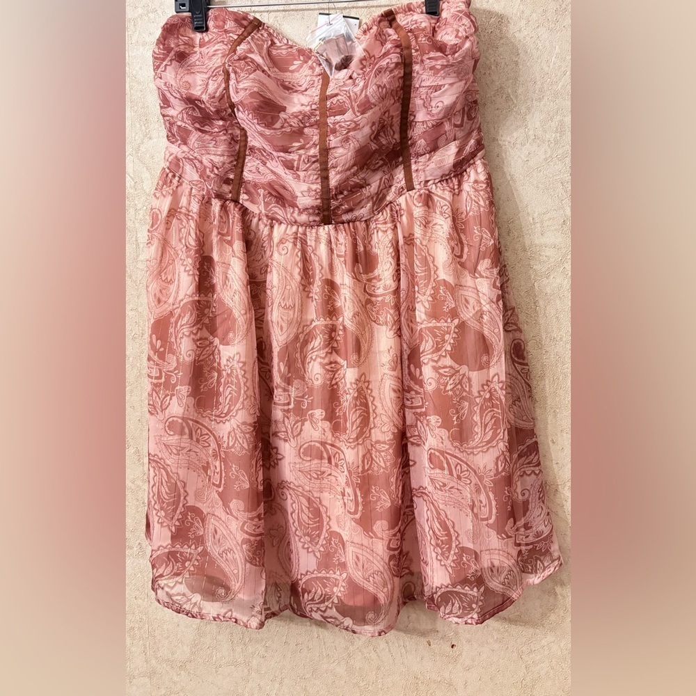 Venus Paisley Convertible Mini Dress #8953 - Picture 3 of 7